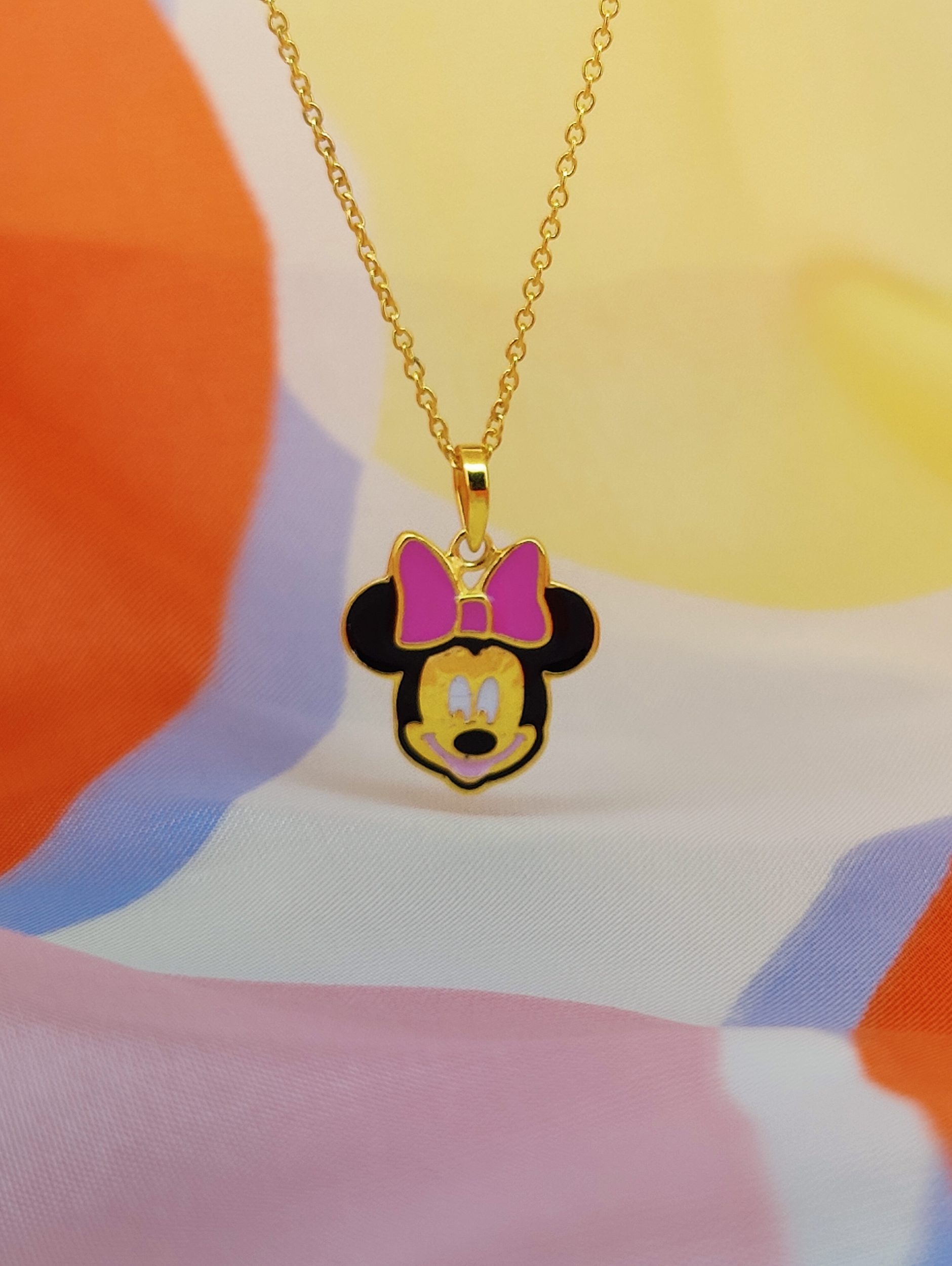 Minimalist Minnie Mouse Pendant Rose Gold Chain Diamond Zodiac Necklace -  China Jewelry and Fashion Jewelry price | Made-in-China.com