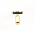 Black Onyx Cufflink Jewelry | Leaf Gold Cufflinks | Pave Diamond Jewelry